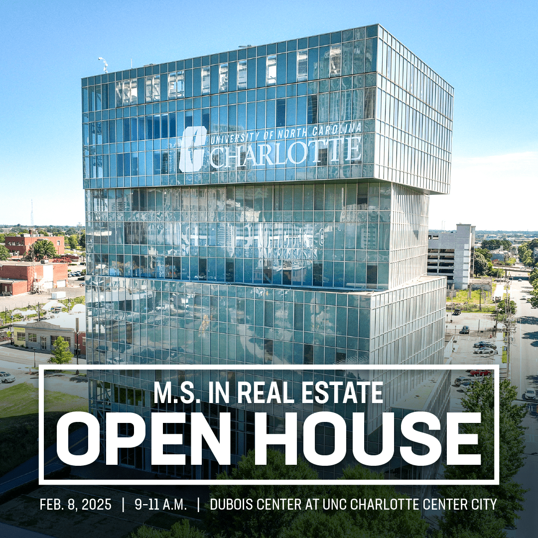 M.S. in Real Estate Open House | Feb. 8, 2025 | 9-11 a.m. | Dubois Center